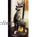 Black Yukon Resin Deer Figurine    222756502517